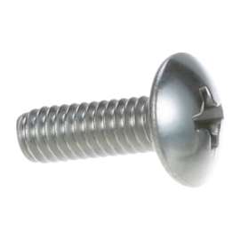 Allpoints 26-1477 Stainless Steel Phillips Truss Head 8-32 x 1/2" Machine Screw - 100/Box