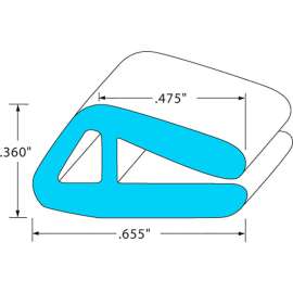 Allpoints 8009291 Door Gasket