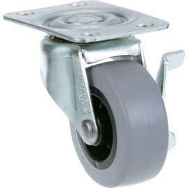 Allpoints 1681473 Caster, Swivel Plate, 2", W/Brk For Frymaster