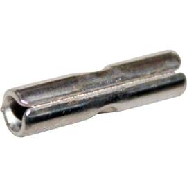 Allpoints 85-1015 Nickel Plated Butt Connector; Wire Gauge 14 - 100/Box