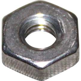 Allpoints 26-1066 Stainless Steel 8-32 Machine Hex Nut - 100/Box