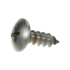 Allpoints 26-1490 Stainless Steel Phillips Truss Head 8 x 1/2" Sheet Metal Screw - 100/Box