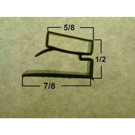 Allpoints 1271139 Door Gasket18";X 21-1/4"