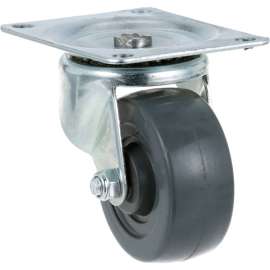 Allpoints 26-3332 3" Swivel Plate Caster - 220 lb. Capacity
