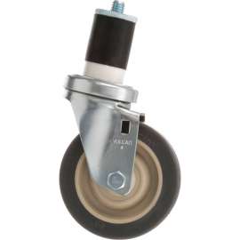 Allpoints 26-3371 4" Swivel Stem Caster for 1 5/8" O.D. Tubing - 250 lb. Capacity