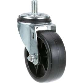 Allpoints 8010128 Caster, Swivel, No Brake4"Dia X1-1/2, 1/2 X 1 Th