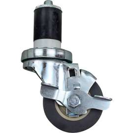 Allpoints 262405 Swivel Stm Castr W/Brk3 W 1-5/8 Od Tubing