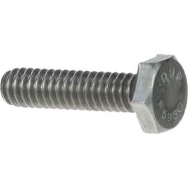 Allpoints 26-1060 1/4"-20 x 1" Stainless Steel Hex Head Cap Screw