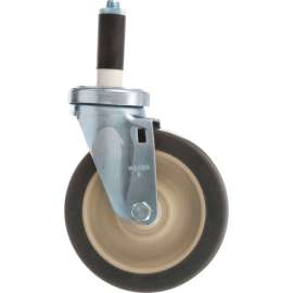 Allpoints 26-2398 5" Swivel Stem Caster for 1" O.D. Tubing - 300 lb. Capacity