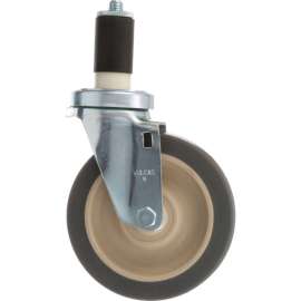 Allpoints 26-3408 5" Swivel Stem Caster for 1 3/16" O.D. Tubing - 300 lb. Capacity