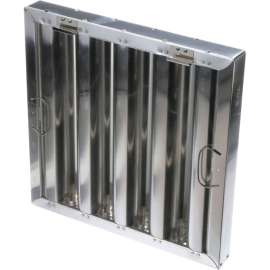 Allpoints 8014105 Hood Filter, Type6, Alum, 16X16 W/ Btm Bracket