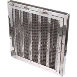 Allpoints 8014163 Hood Filter, Type6, Stainless Steel, 20X20 W/Spk Arst, Btm Brk