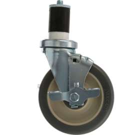 Allpoints 262411 Swivel Stm Castr W/Brk5 W 1-5/8 Od Tubing