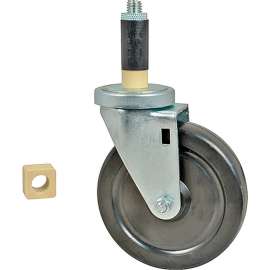 Allpoints 8009639 Caster 5 " Black Wheel"No" Brake L (New Style)