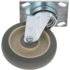 Allpoints 26-2428 5" Swivel Plate Caster - 300 lb. Capacity