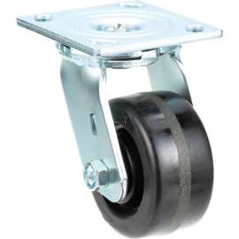 Allpoints 1031059 Caster, Plate, 4", W/O Brake For Ultrafryer