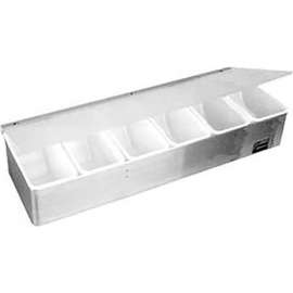 Allpoints 1503512 Dispenser, Condiment, 6 Pts, Stainless Steel For San Jamar