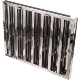 Allpoints 8014166 Hood Filter, Type6, Stainless Steel, 20X25 W/ Lock Handles