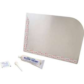 Allpoints 1171528 Splash Guard - Sink, (Rh, Stainless Steel)