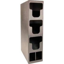 Allpoints 1041128 Organizer, 3 Lid, W/ Straw Hldr