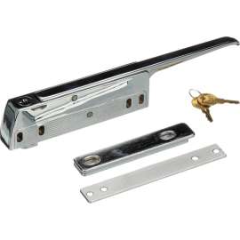Allpoints 22-1096 11 1/2" Magnetic Door Latch with Lock and Strike