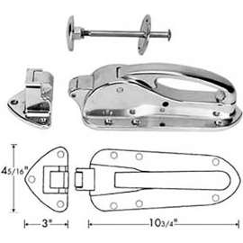 Allpoints 1221153 Latch, W/1-1/2" Strike/Ir
