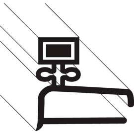 Allpoints 1271248 Gasket, Door (Magnetic, 75") For Norlake Refrigeration