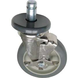 Allpoints 262921 Stem Caster (W/Brake)5" Wheel 1" Tubing