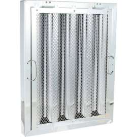 Allpoints 8014158 Hood Filter, Type6, Stainless Steel, 20X16 W/Spk Arst, Btm Brk