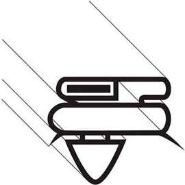 Allpoints 1481096 Gasket, Door, 26" X 62-1/2" For True Manufacturing