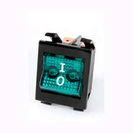 Allpoints 8013230 Switch, Rocker, 250V, Green, Dpst For Hatco Corp