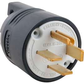 Allpoints 2531383 Plug, Straight, 4 Prong, 250V, 60A