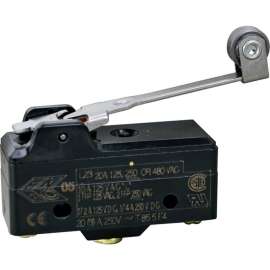 Allpoints 42-1145 Momentary On/Off Roller Lever Micro Switch - 20A-125/250/480V
