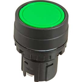 Allpoints 8014207 Switch, Push-Button, Flush, Green