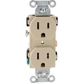 Allpoints 2531379 Receptacle, Duplex, 125V, 15A