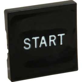 Allpoints 8014205 Button, Blk/Sqw/ Start Marking