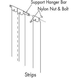 Allpoints 8011616 Kason 402La6063884 Strip Curtain