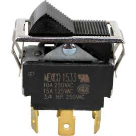 Allpoints 42-1608 On/On Rocker Switch - 15A/125V, 10A/250V