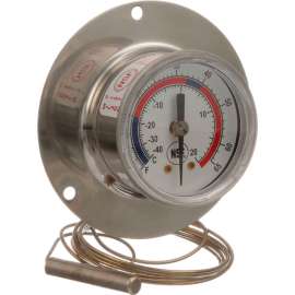 Allpoints 62-1039 2" Recessed Dial Thermometer with 48" Capillary
