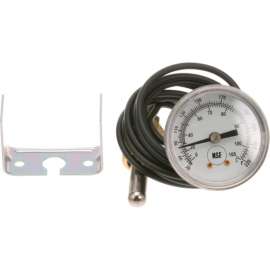 Allpoints 62-1114 Temperature Gauge; 20-220 °F; Rear Jam Nut Mount