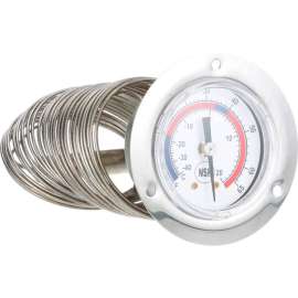 Allpoints 62-1123 2" Front Flange Dial Thermometer with 240" Capillary