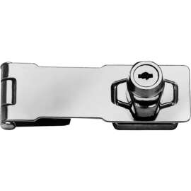 Allpoints 266212 Lock, Hasp W/Cylinder Lock