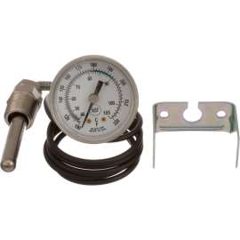 Allpoints 62-1006 Rinse Thermometer; 100 - 220 °F; Panel Mount