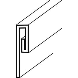 Allpoints 266158 Cap Strip (7 Ft, Stainless Steel)