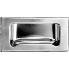 Allpoints 266251 Pull, Recessed Rectangulr, Stainless Steel
