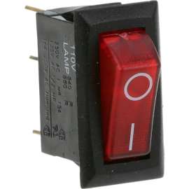 Allpoints 42-1132 On/Off Lighted Rocker Switch - 16A/250V