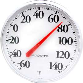Allpoints 1381052 Thermometer, -60/140F, 12.5"Od