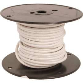 Allpoints 2531352 Wire, Hi-Temp, 10 Ga, White, 50'