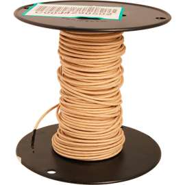 Allpoints 2531354 Wire, Hi-Temp, 16 Ga, Tan, 100'