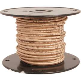 Allpoints 2531366 Wire, Hi-Temp, 12 Ga, Tan, 100'